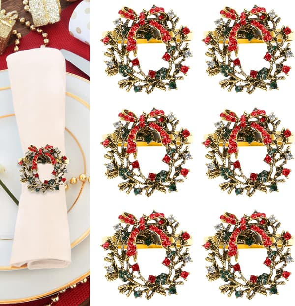 Julekrans Servietholder