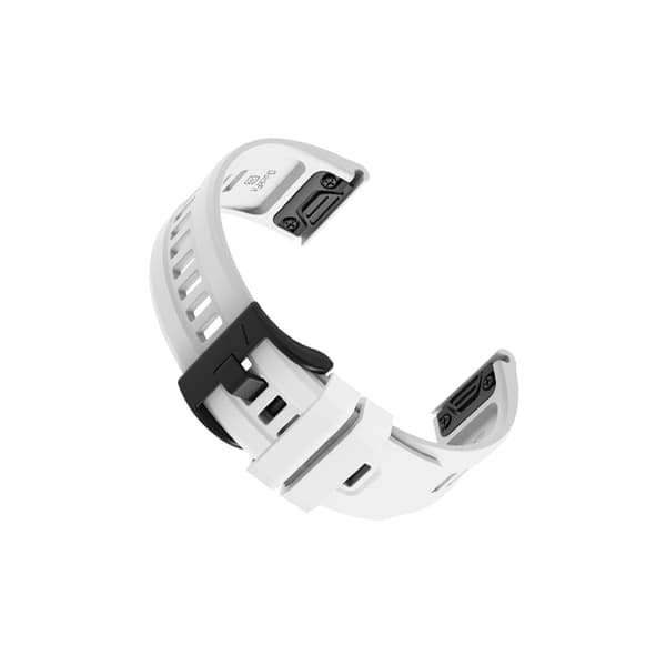 Silikone Urrem til Garmin Fenix 7x Hvid