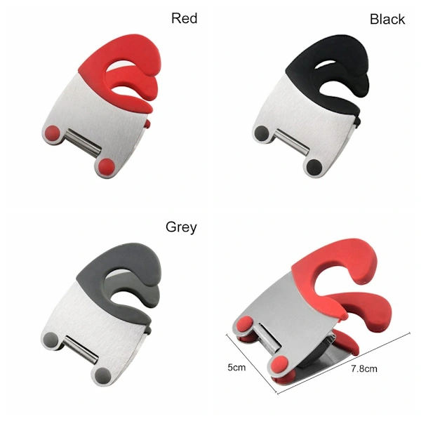 Grydesideklemmer Skeholder SORT sort
