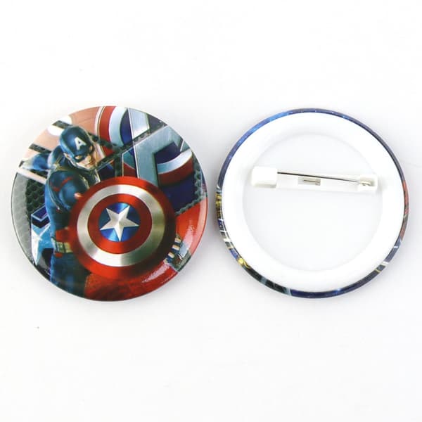 12-pakning Captain America runde merker