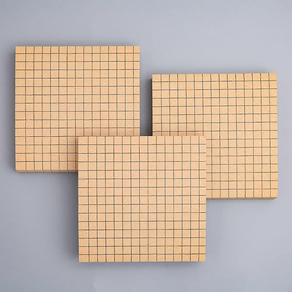 Hot Sale 80 Sheets/Pad Memo Pad, Super Strong Self-Adhesive Notes, Strong Adhesive For Students brown brown