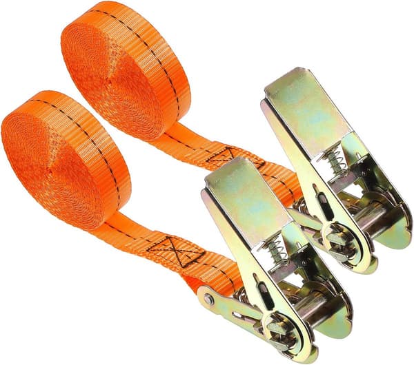 2 stk - 2,5 cm * 5 m - Stropp - stropp med jekkestrammer - justerbar stropp med jekkestrammer