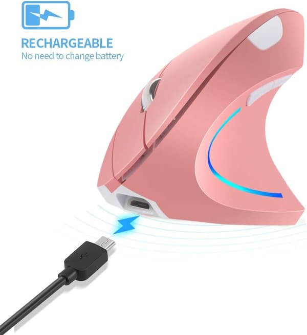 103*89*69mm 2.4GHz Langaton Ergonominen Pystysuora Hiiri 64DPI:llä
