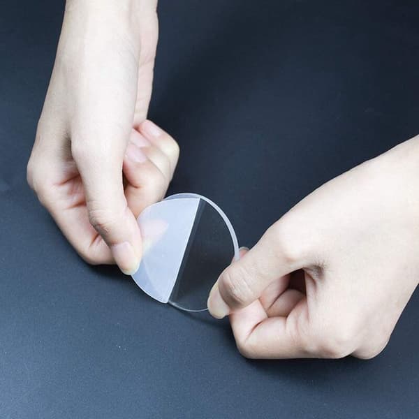 80 Pieces Transparent Acrylic Circular Disc Keychains Circular Acrylic Keychains, Blank Tassel Keychains.