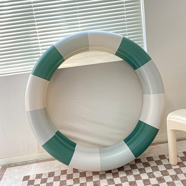 Børn udendørs oppustelig pool, oppustelig soppebassin til have og gård (120 cm) Grøn Green