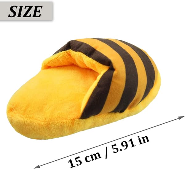 Puppy Plush Slipper, Funny Interactive Dog Toy, Cleans Teeth and Reduces Boredom