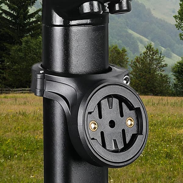 Seteklemme - lett erstatningsbrakett i nylon, sykkelsetemontering leveres med 2 avstandsstykker Comes with 2 spacers