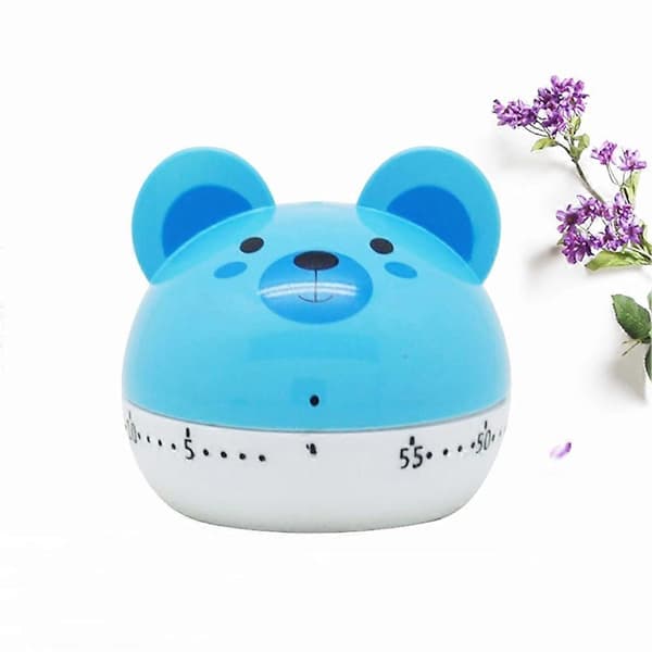 Cartoon Bear Cooking Kitchen Timer Countdown Mechanical Alarm Clock Baking Tool