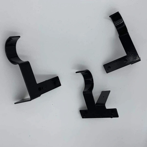 Gardinstångsfäste Gardinstångshållare SVART 2ST 2ST Svart 2-pack-2-pack