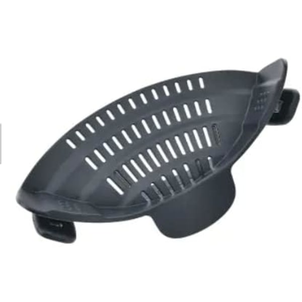 Original Grey Kitchen Colander for Pots, Pans, and Bowls, Adjustable