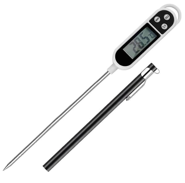 Kött Mat Godis Termometer, Sond Omedelbar Avläsning Termometer, Digital Matlagning Kök BBQ Grill Termometer med Lång Sond