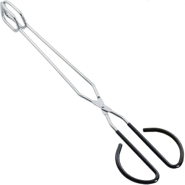 Ekstra lang saksetang 41 cm rustfritt stål grilltang