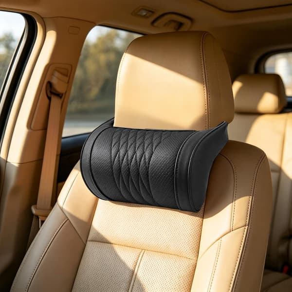 auton istuimen niskatuki, ergonominen auto musta - Schwarz
