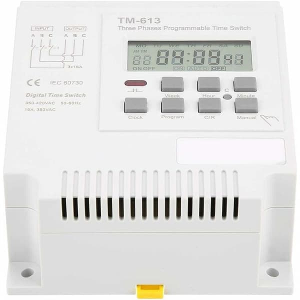 Programmerbar timer - 380V timer TM-163 tidsbryter for 350-420VAC trefasemotor