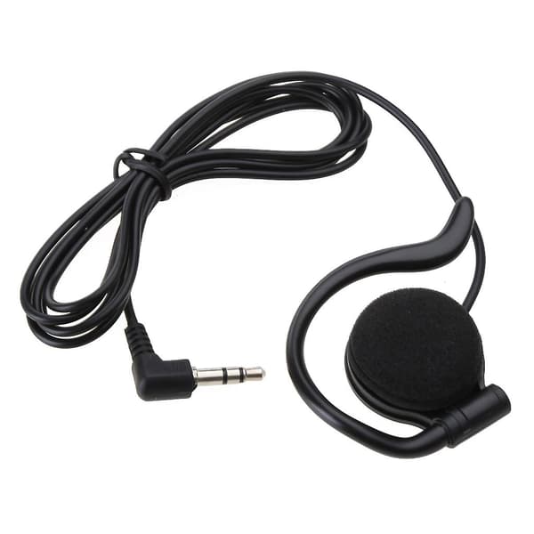 G-formet blød ørekrog øresnegl 3.5mm Jack Enkeltsidet Headset Hovedtelefoner [DB] Venstre øre Left ear