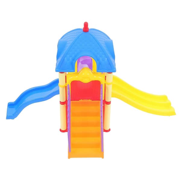 Small Playground Building Model DIY Kids Playground Model Slide Model [DB] Multi 29.00X28.00X23.00CM Multi 29.00X28.00X23.00CM