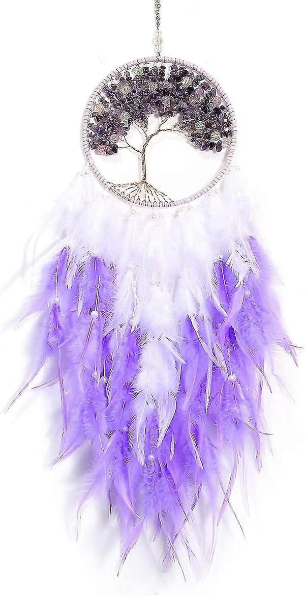 Dream Catcher, Large Handmade Feather Mobile Wall Decoration Bedroom Dorm Decoration