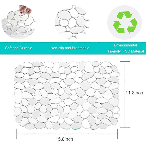 Sink Mat Pebble Protective Mat PVC Environmentally Friendly Adjustable Stainless Steel