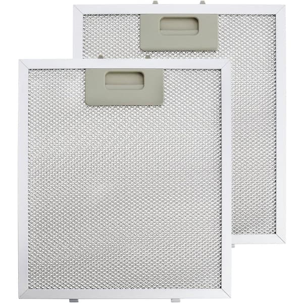 2-delt fedtfilter i aluminiumnet til emhætte 260 x 230 mm, køkkenventilationsfilter