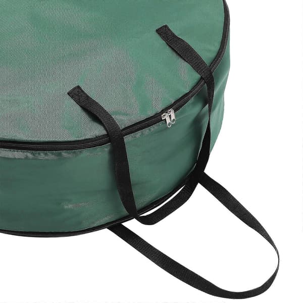 Wreath Storage Bag Lightweight Durable Nylon Waterproof Tear-Resistant Portable Double Zippers