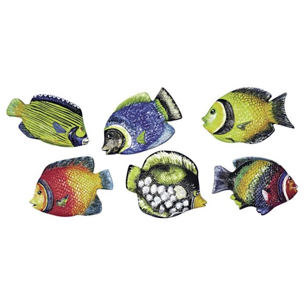 Mugg: Fisk, 9 cm, 6 mönster
