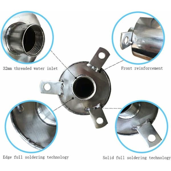 Manuell vattenpump Rak rör Tryckbrunn Rostfritt stål Vattenpump Omröring Hushållsvattenpump Brunnsvattenpump Manuell pumpning Vatten sug