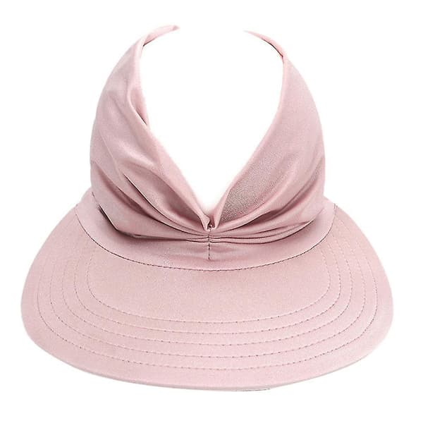 Baseball Solhatt Sport Solskjerm Tom Topp UV-beskyttelse Solhatter Kvinner UV-beskyttelse Eld Strand (Rosa)