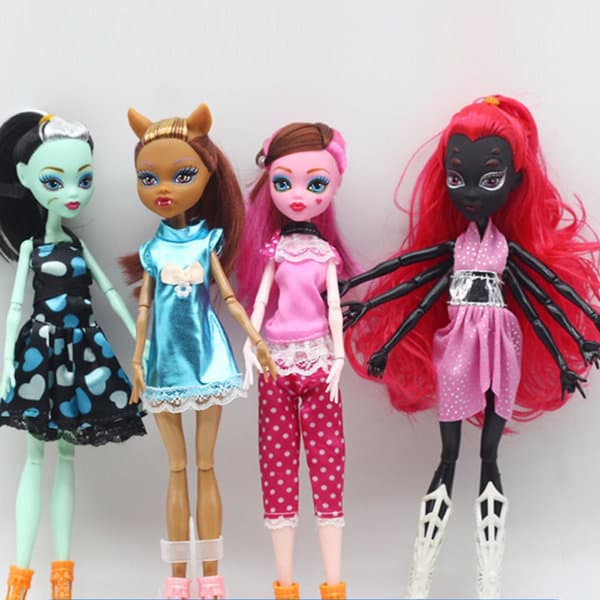 Haloppe Monsters Doll Exquisite Design Decorative Funny Girl Monsters High Doll for Gift