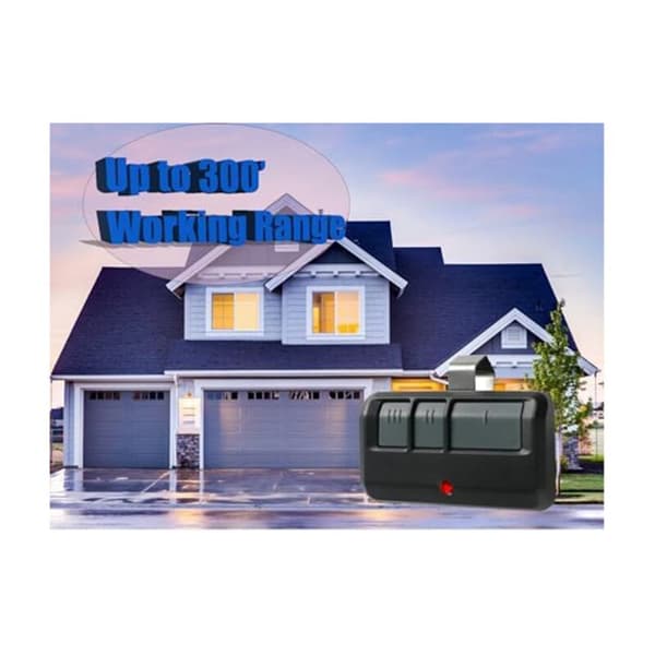 Universal Garage Door Opener Remote Control for 893MAX 893LM 373LM 973LM 83LM-3 Buttons with Modern Design