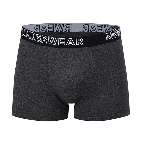 4-pak underbukser til mænd, afslappede, åndbare, komfortable stretch-sportsshorts 4 STK S 4 PCS S