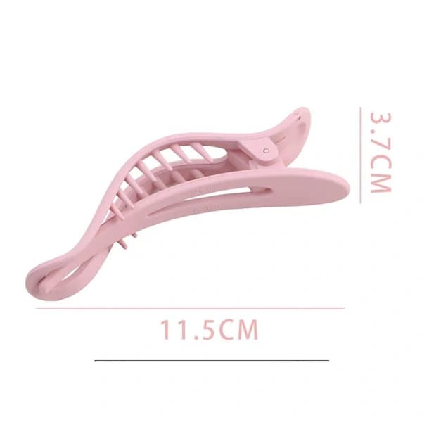 6 stk. hårklemmer med holdbart alligator-design, skridsikre