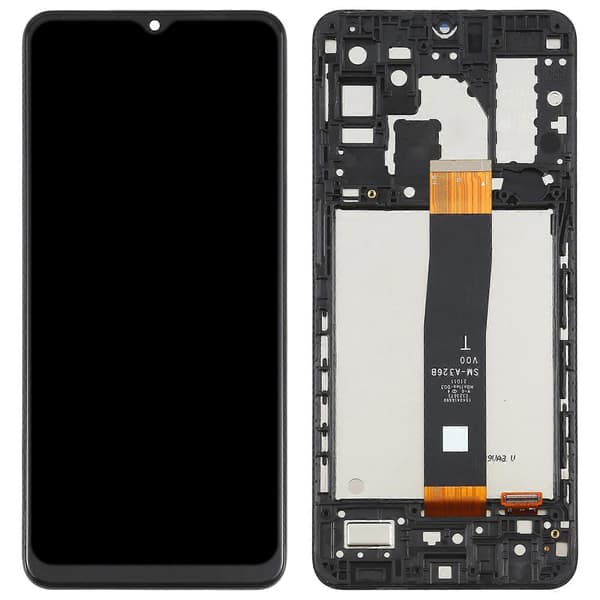 KOMPATIBEL LCD-skärm för Samsung Galaxy A32 5G SM-A326B Digitizer komplett enhet med ram Ej specificerad Not Specified
