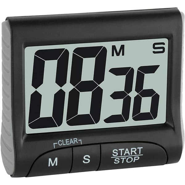 Display Køkken Timer Magnetisk Høj Alarm på en Rep Madlavningstimer til Køkken Lærere Studenter Spil Børnemøder, Sort