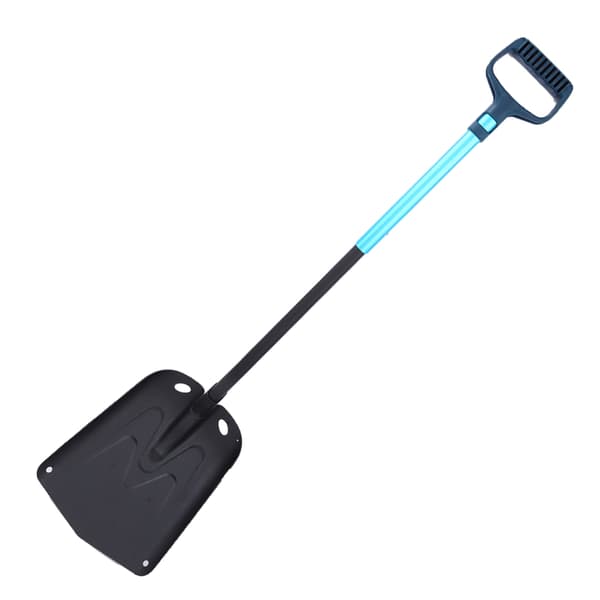 Multifunctional Foldable Aluminum Alloy Snow and Mud Shovel with Long Handle for Climbing and Camping