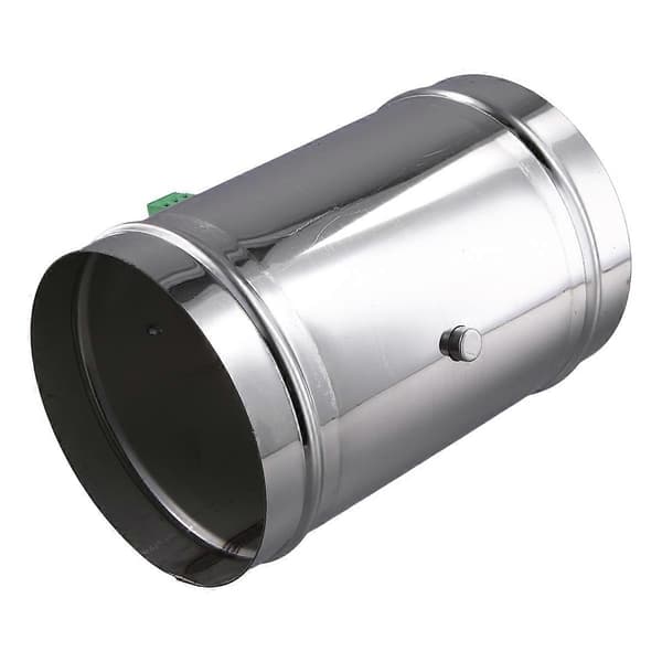 125 mm elektrisk luftkanalspjeld i rustfritt stål AC220V aktuator