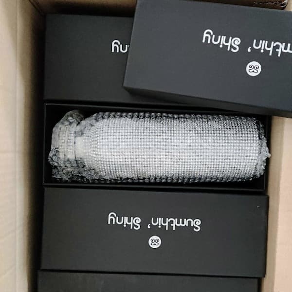 Ny diamantvandflaske Bling Rhinestone Termoflaske i rustfrit stål Blå-500ml blå blue