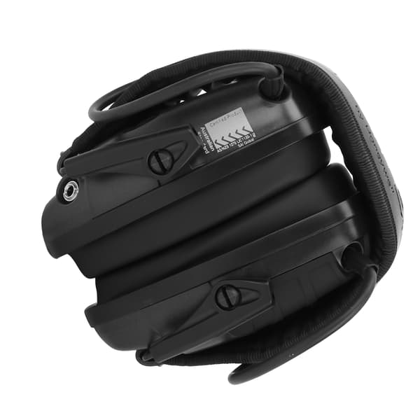 Noise-Reducing Earmuffs Safety Hearing Protection Foldable Protective Earmuffs Black