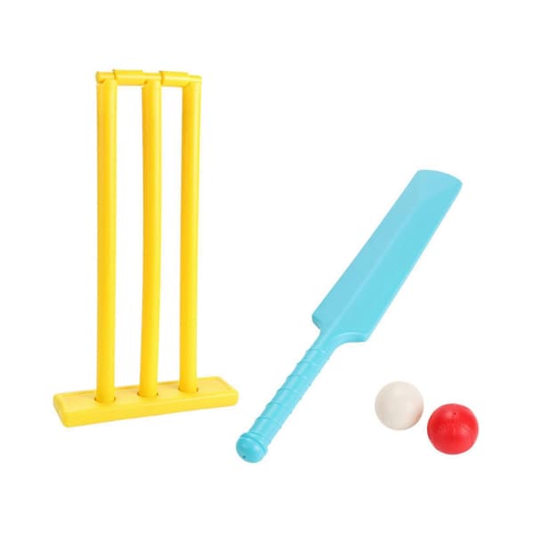 Cricketsett for barn, bærbart utendørsspill for ferie og hage