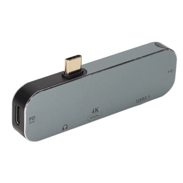 USB C HUB Type C til USB3.1 4K High Definition Multimedia Interface 480 Mbps 100W Strømopladning 5 i 1 USB C-adapter