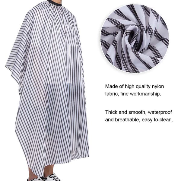 Frisør Vanntett Forkle Klipping Salong Hårklipp Kappe Antistatisk Barberer Wrap 150*135cm