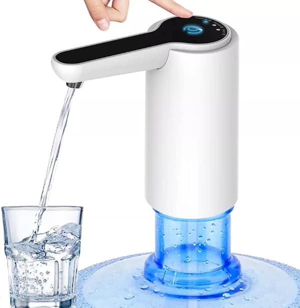 Mini Smart USB Bottenladdad 5 Gallon Flaskad Renare Dricksvatten Kall Automatisk Fristående Bärbar Vattendispenserpump