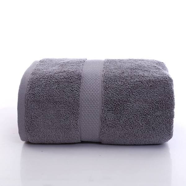 Håndklæde, badehåndklæde, 100% bomuldsfrotté, 460g, 70*140cm, blødt, absorberende, håndvask, brusebad, lagen. Askegrå Ash