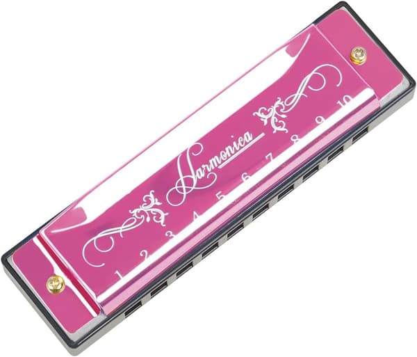 Blues Harmonica, Diatonic Blues Harmonica in C Key, 10 Holes 20 Tones Blues Harp Harmonica (Rose Red) rose rose