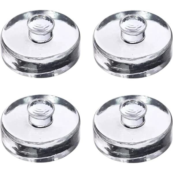 Fermenteringsvikt - Glasviktsset med 4 vikter för fermentering, fermenteringstillbehör - glas, Ø 7 cm, 4-pack
