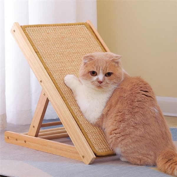 2-delt kattekradsemåtte Sisal kattekradsemåtte Kattekradsemåtte med selvklæbende kattekradsemåtte 50 x 25 cm