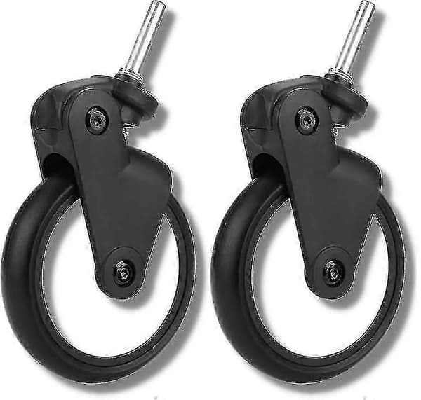 Stroller Wheels, Babyzen Yoyo Rubber Front Wheels, Stroller Accessories for Yoya Vovo, Stroller with Tools (1 Pair Front) - Good-Goodi