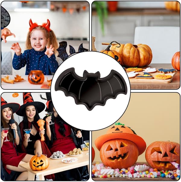 Halloween-slikskål, middagstallerken, til uhyggelige fester og -