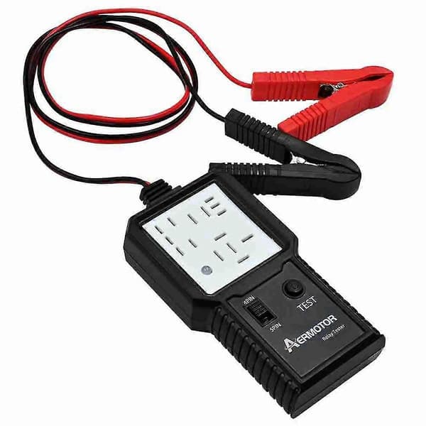 Universell 12V-24V Bilrelétester Elektronisk Bilrelétester Bilbatterikontroll Dynamoanalysator Diagnostikkverktøy