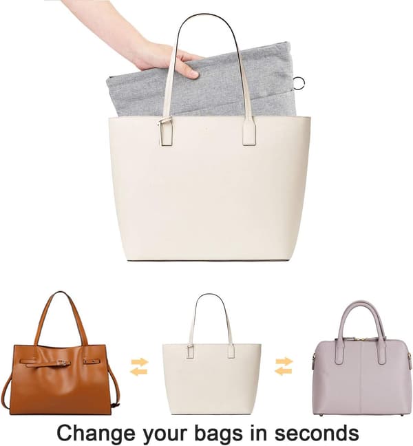 Women's Handbag Organizer Lightweight, Multi-Pockets Small Bag O