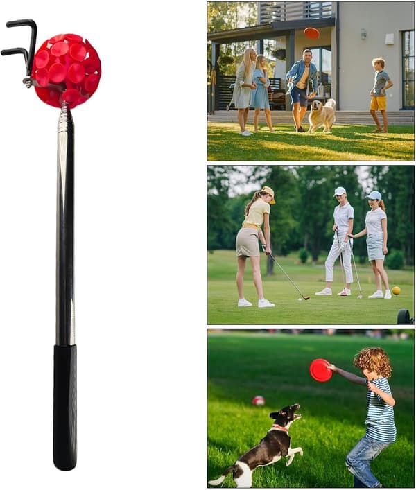 Teleskooppinen golfpallonkerääjä 4,8 m asti -